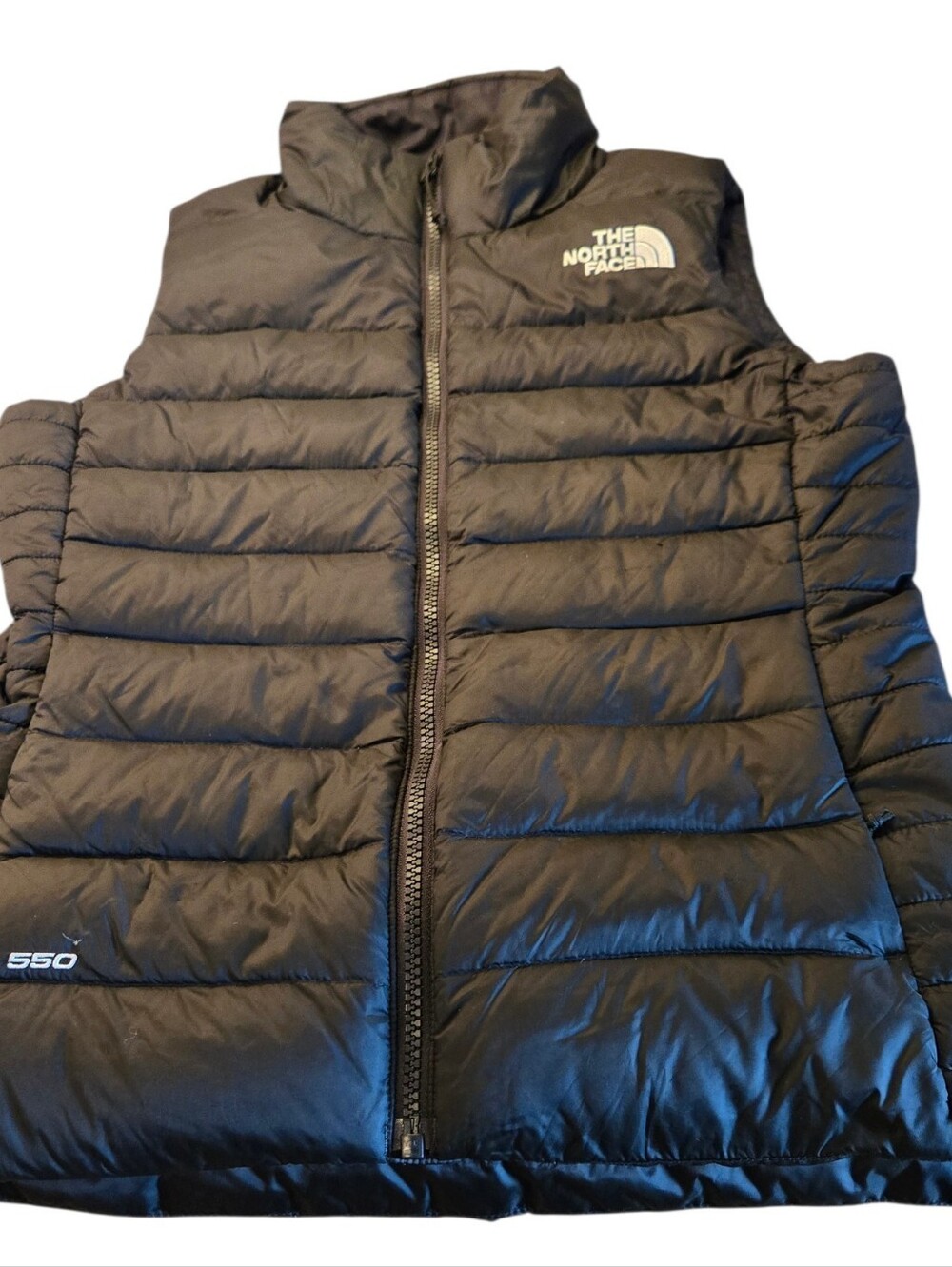 The North Face Black 550 Down Puffer Vest Size XS